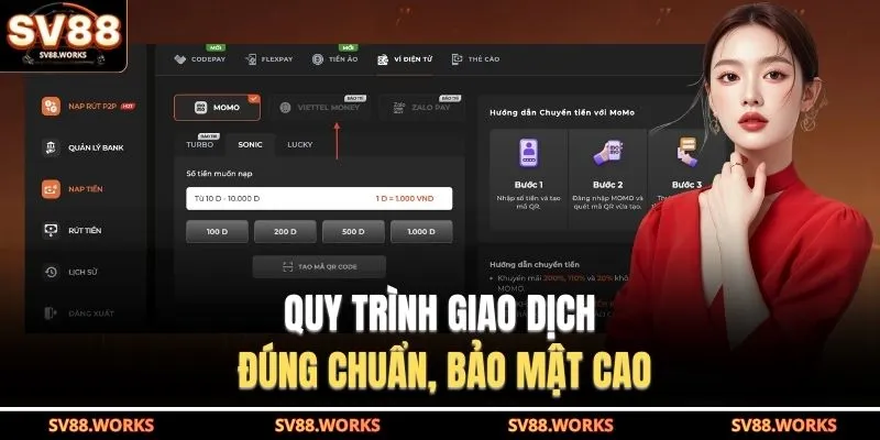 Quy trình giao dịch đúng chuẩn, bảo mật cao